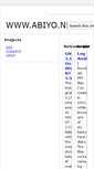 Mobile Screenshot of abiyo.net